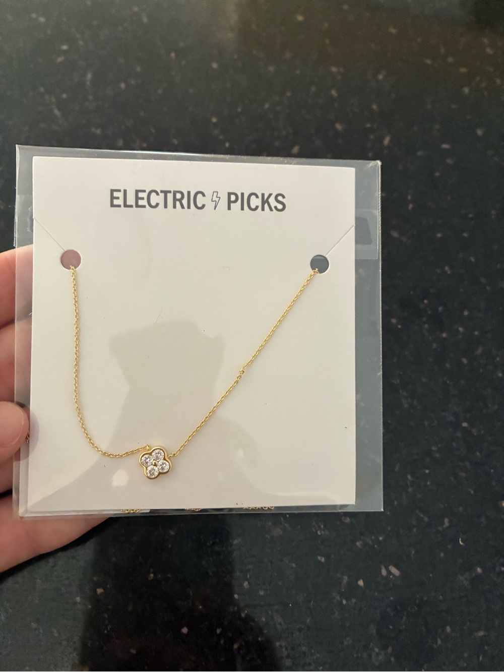 NEW Electric Picks Elegant Floral Pendant Necklace